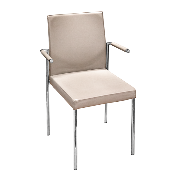 Marriott Leather Chair grey (Standard) - 